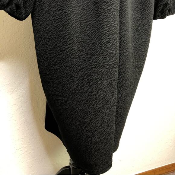 Eloquii black sheath midi dress with balloon puff sleeves size 26 - Picture 10 of 16